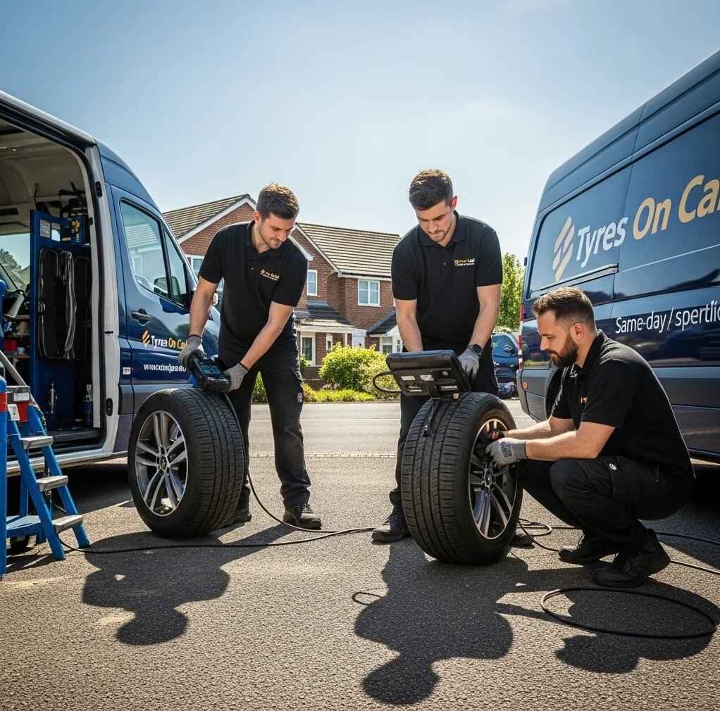 How Mobile Tyre Fitting Works in Rochester Tyres On Call
